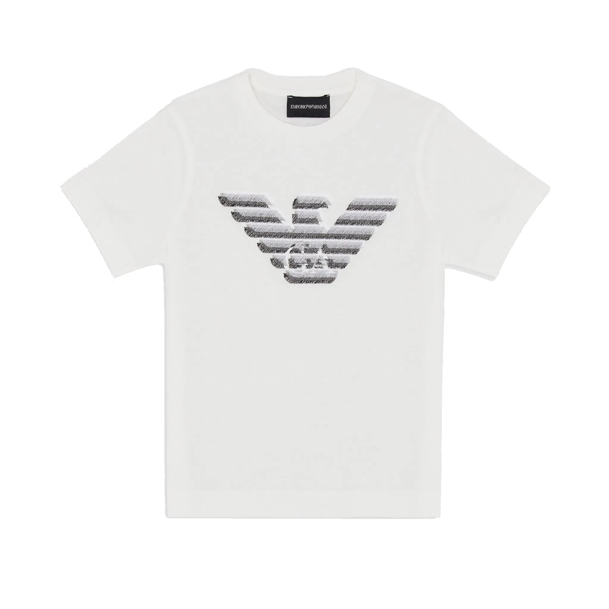 Pima jersey T-shirt with eagle logo  - FINAL SALE