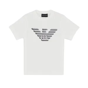 Pima jersey T-shirt with eagle logo  - FINAL SALE