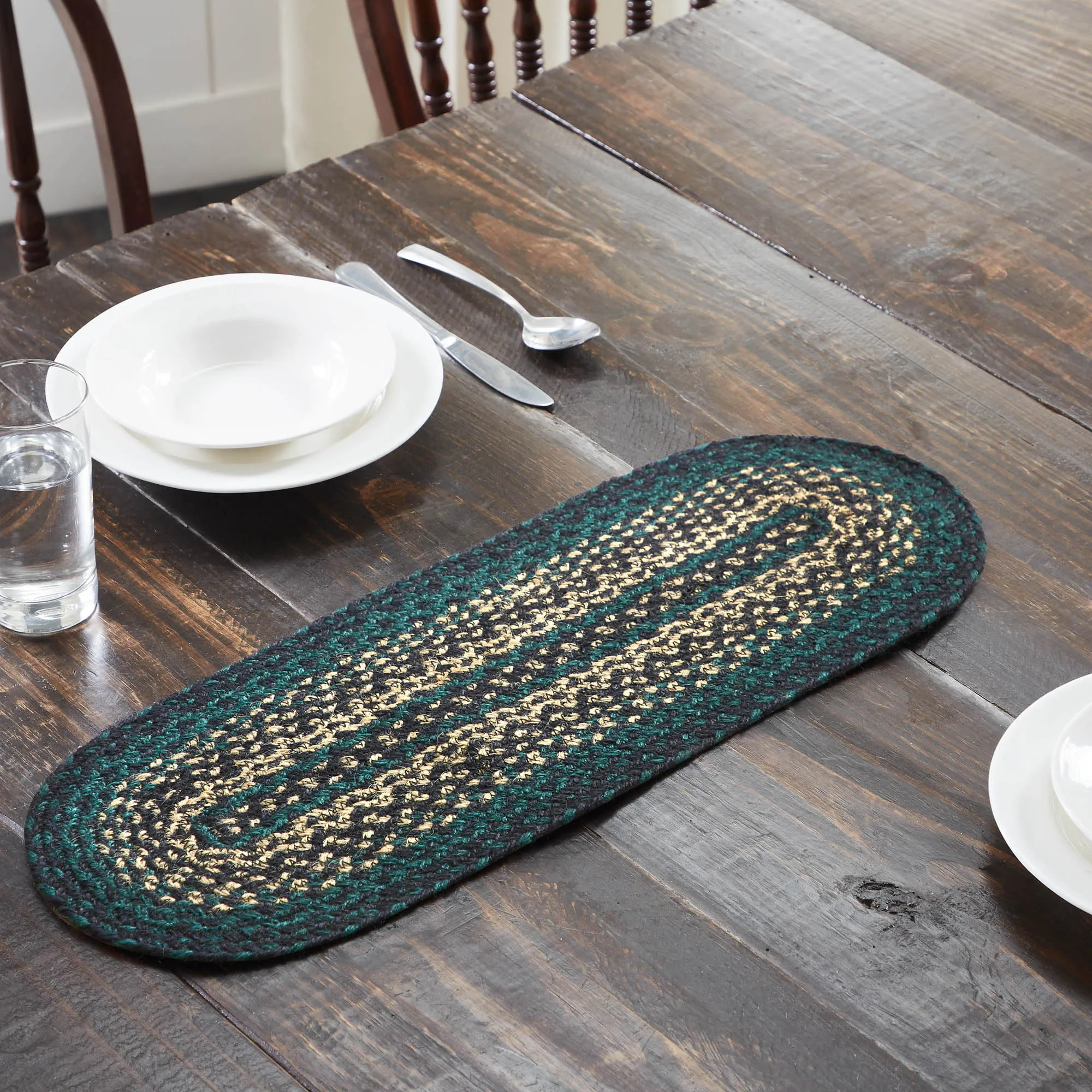 Pine Grove Oval Jute Runner