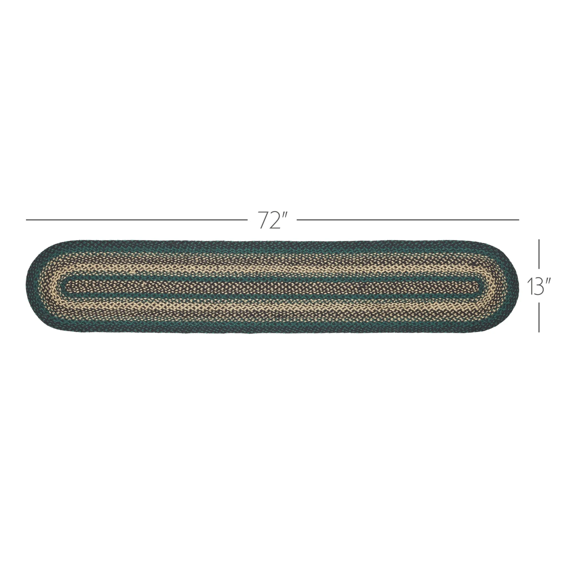 Pine Grove Oval Jute Runner