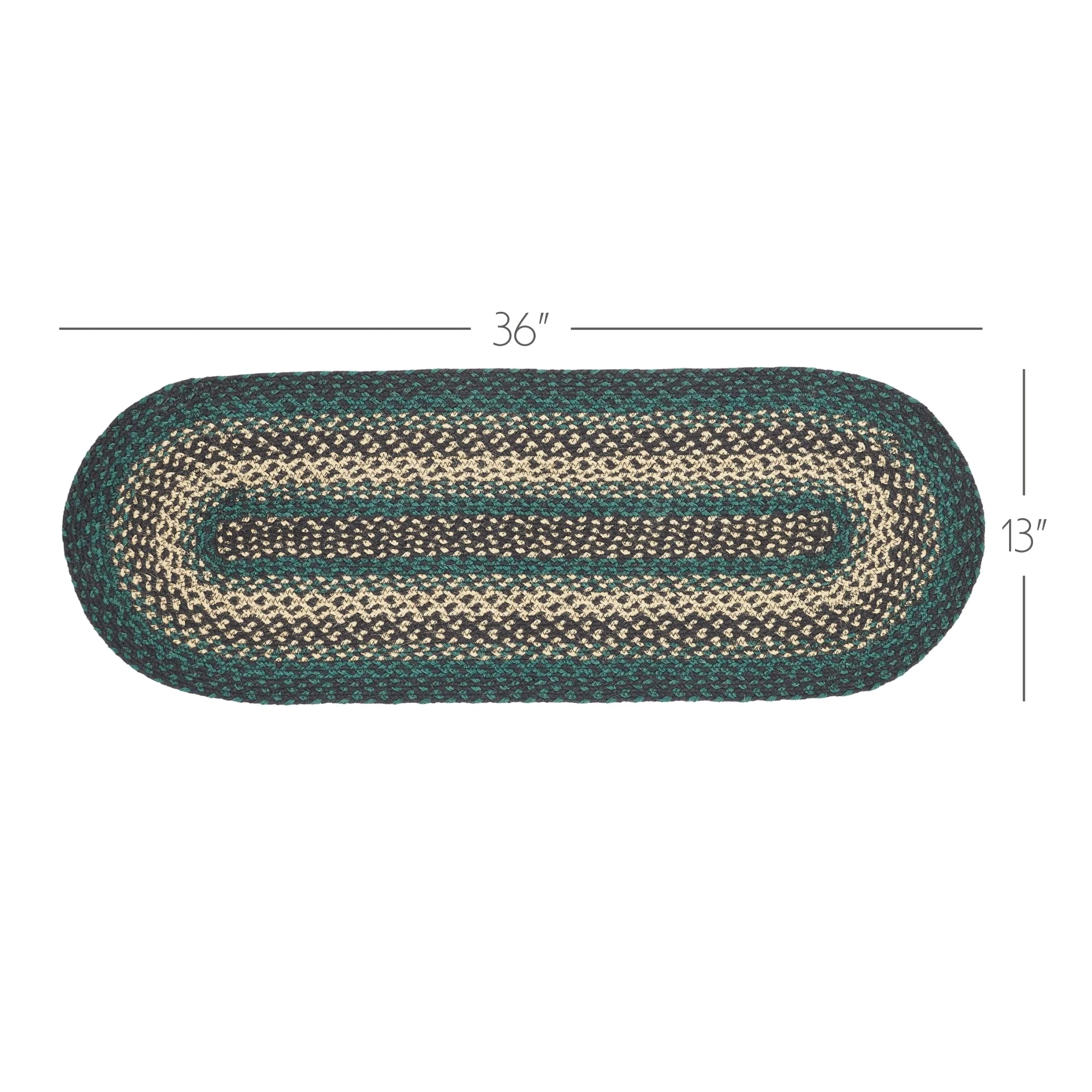 Pine Grove Oval Jute Runner