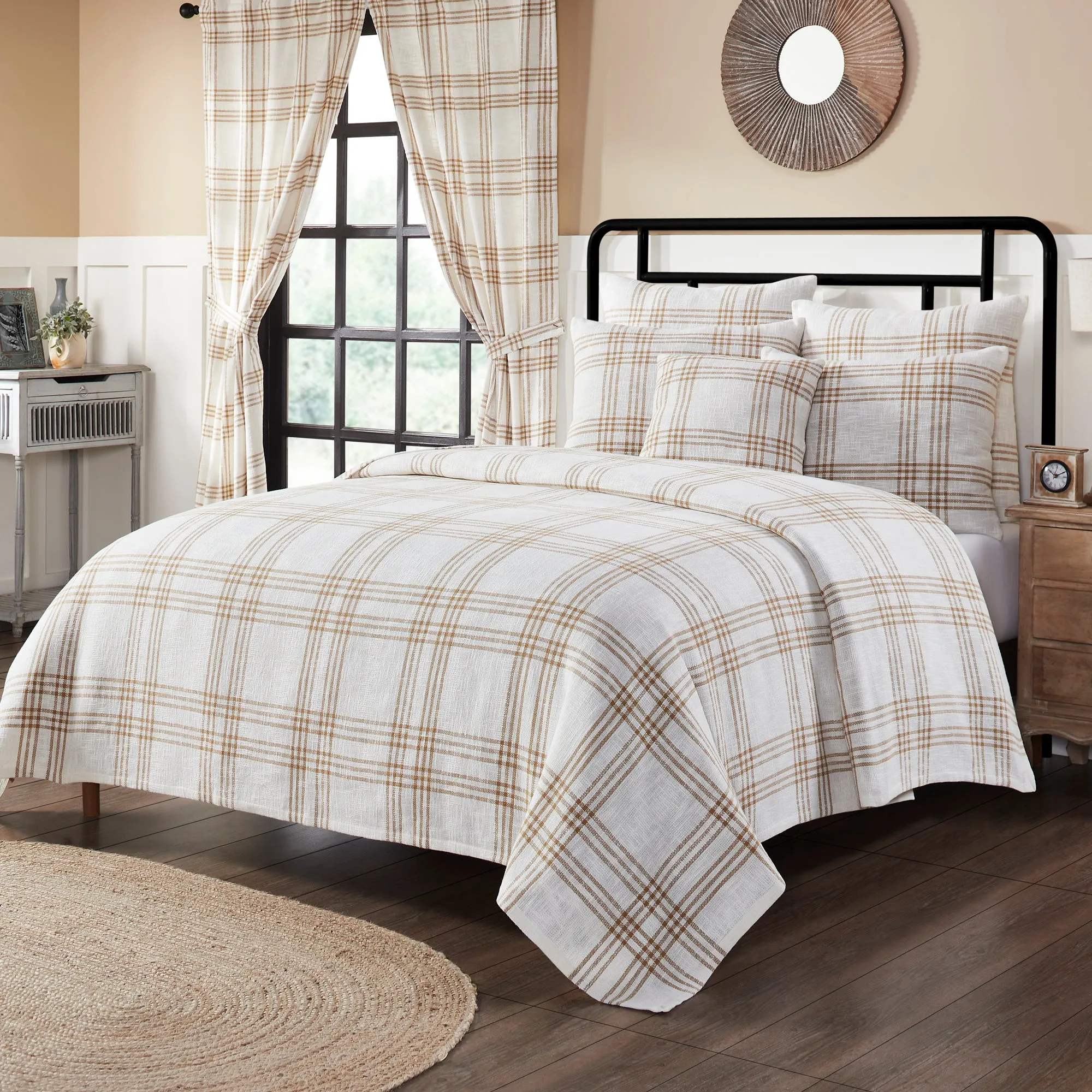 Pine Grove Plaid Coverlet