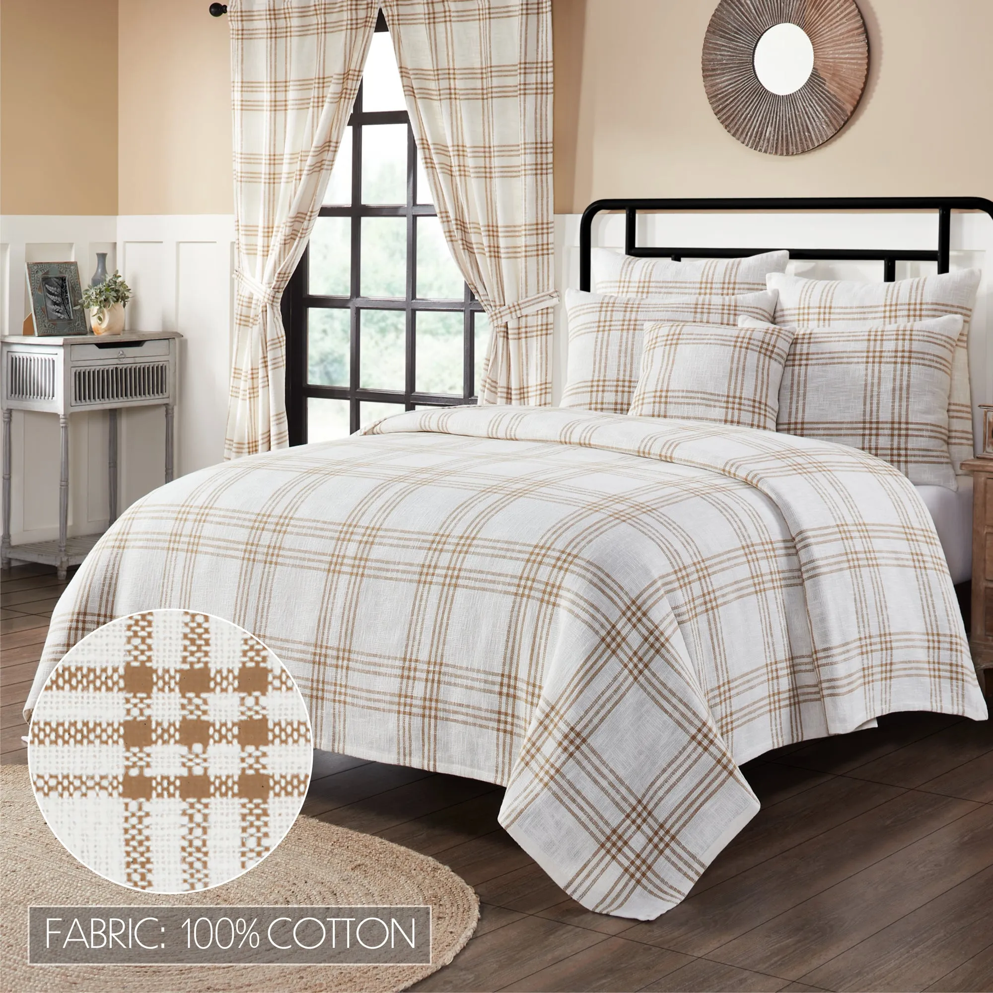 Pine Grove Plaid Coverlet