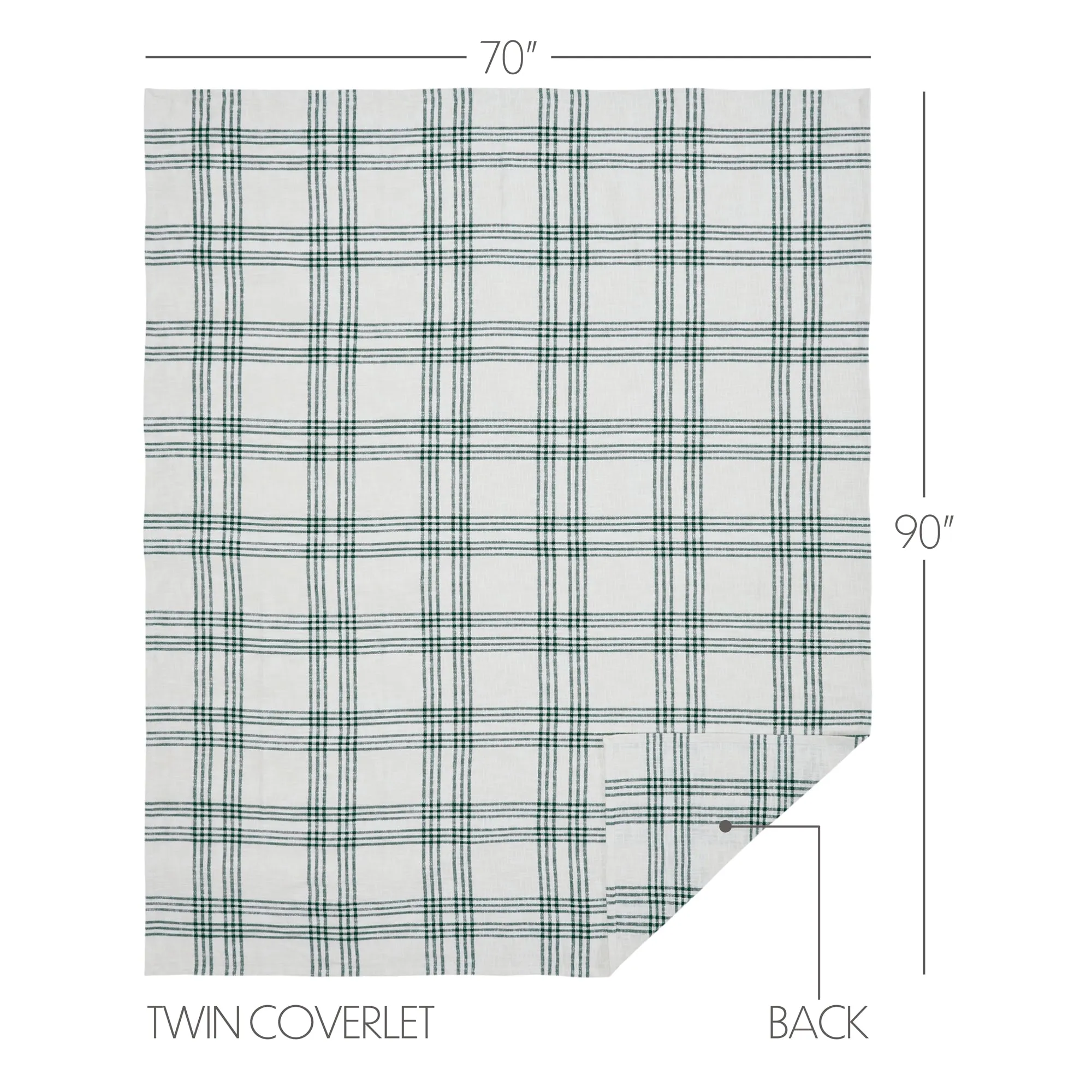 Pine Grove Plaid Coverlet