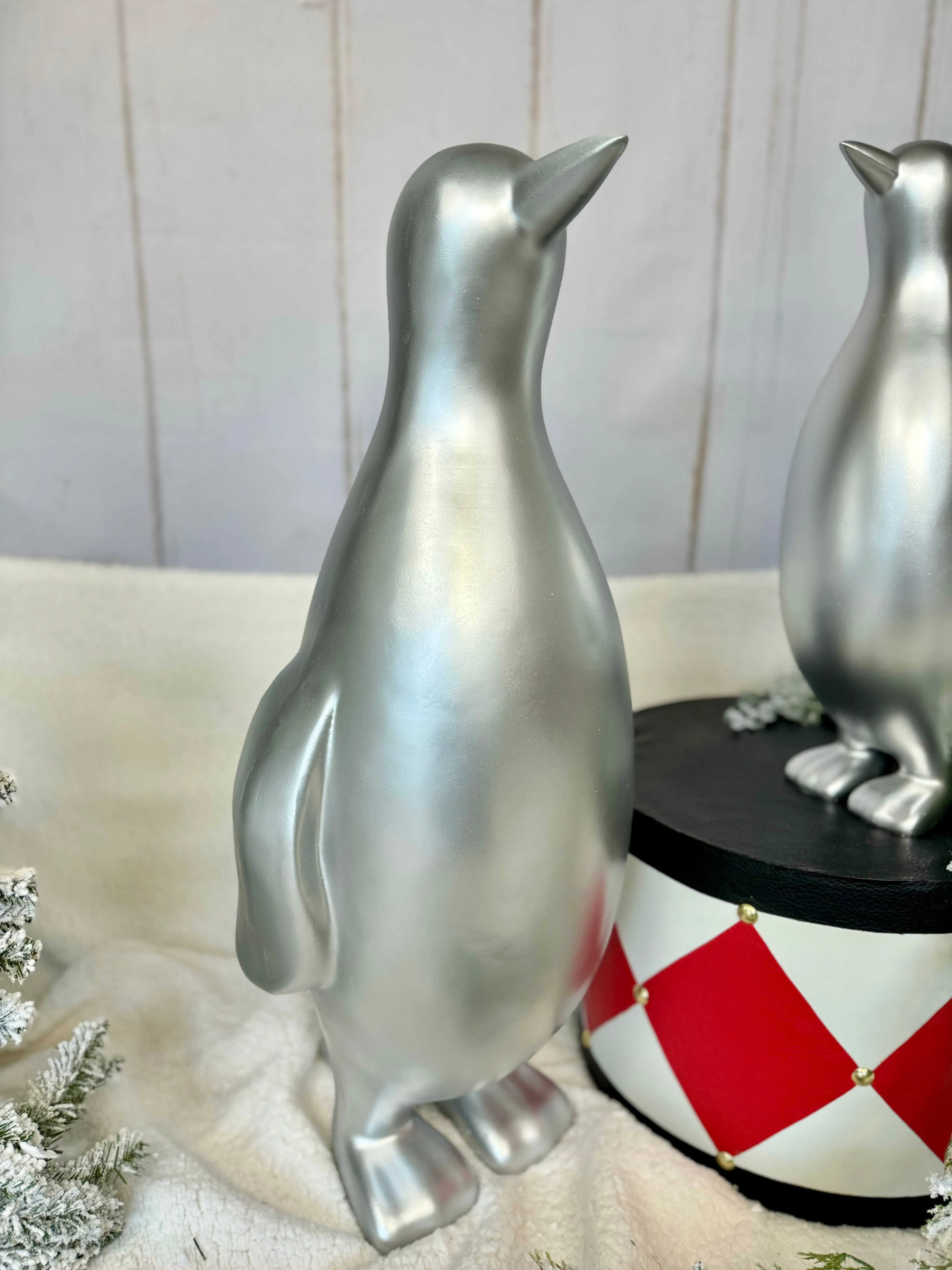 Pinguinos Plata set 3 / Penguins silver set of 3