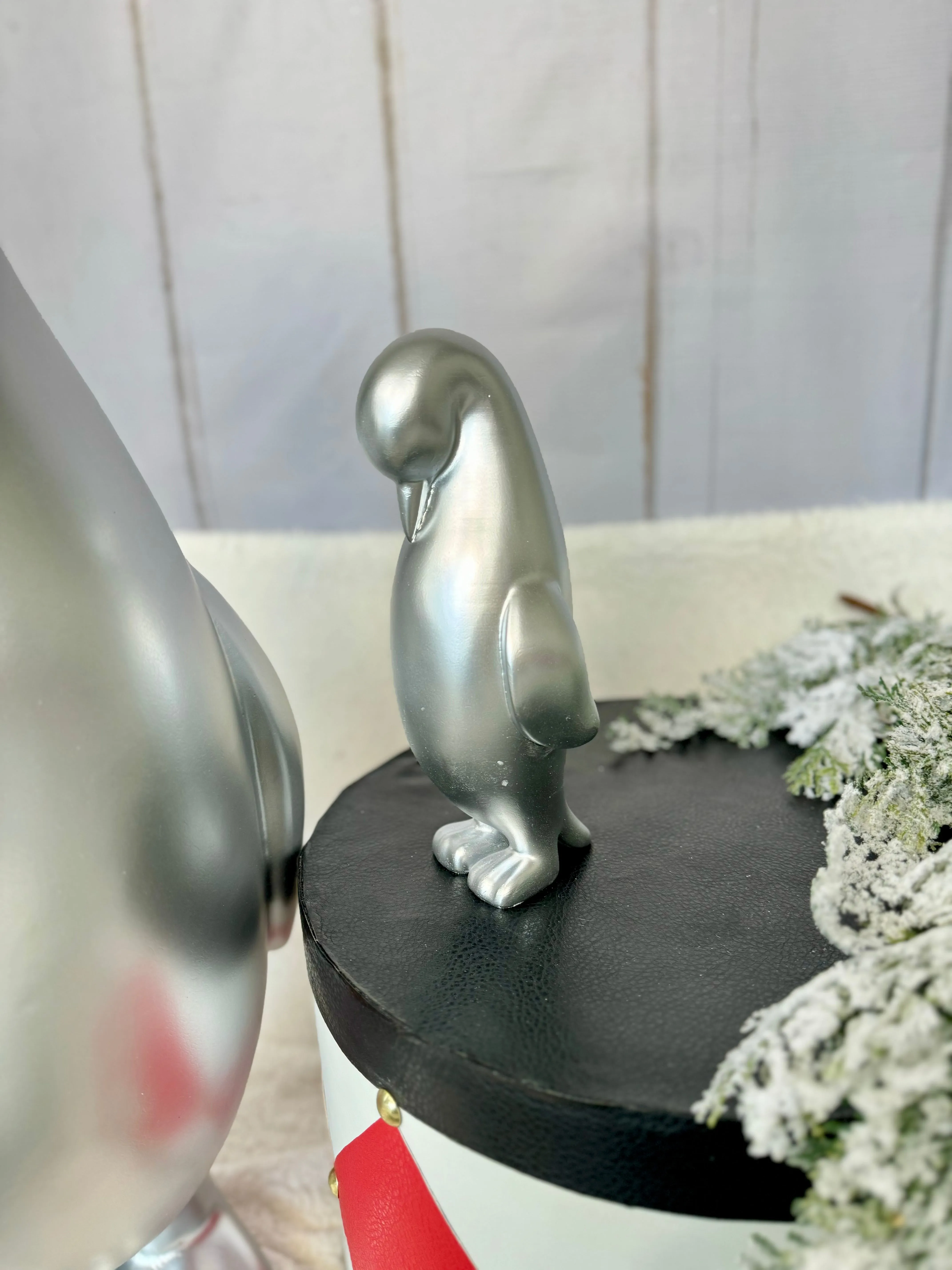 Pinguinos Plata set 3 / Penguins silver set of 3