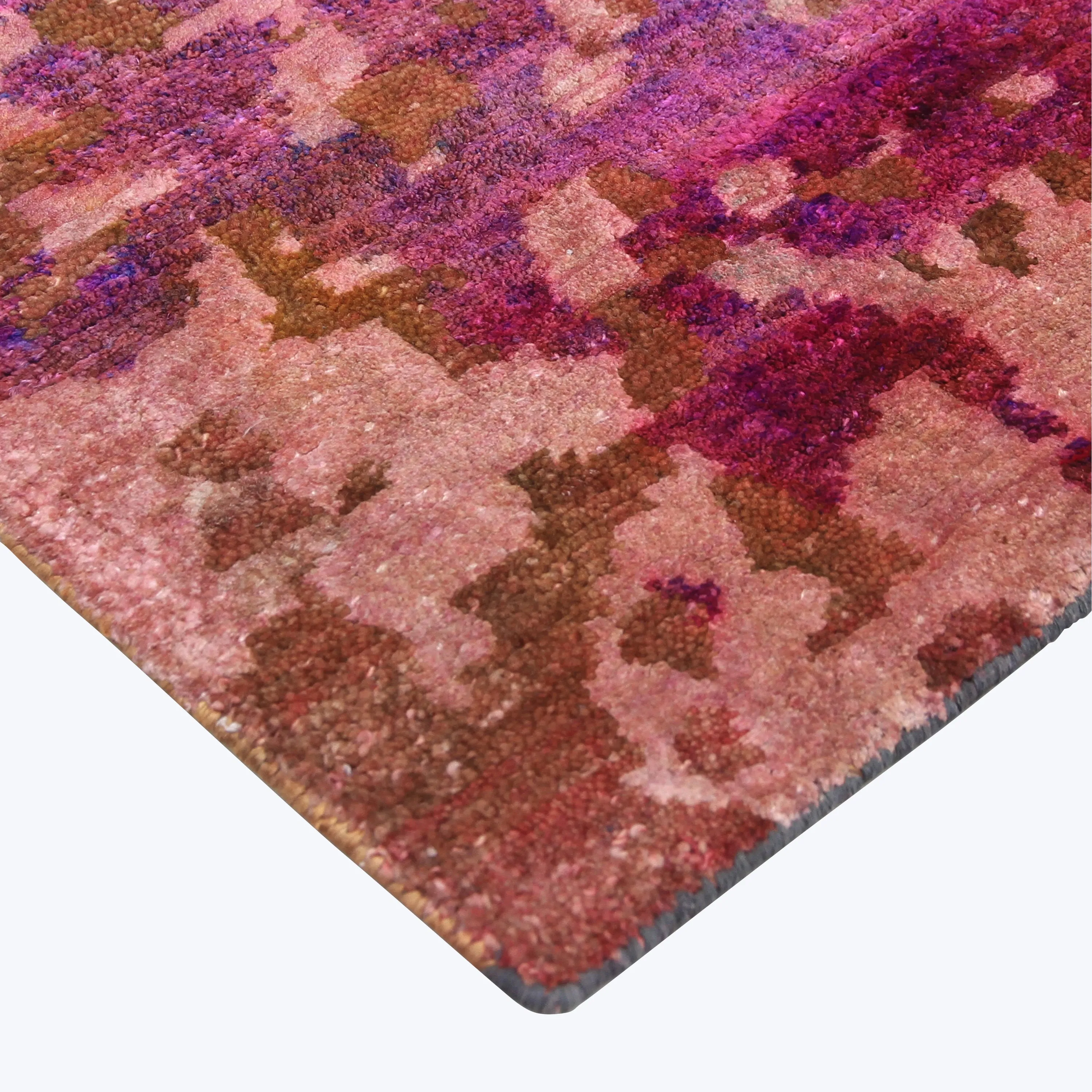 Pink Alchemy Transitional Silk & Wool Rug 9'10 x 13'10"