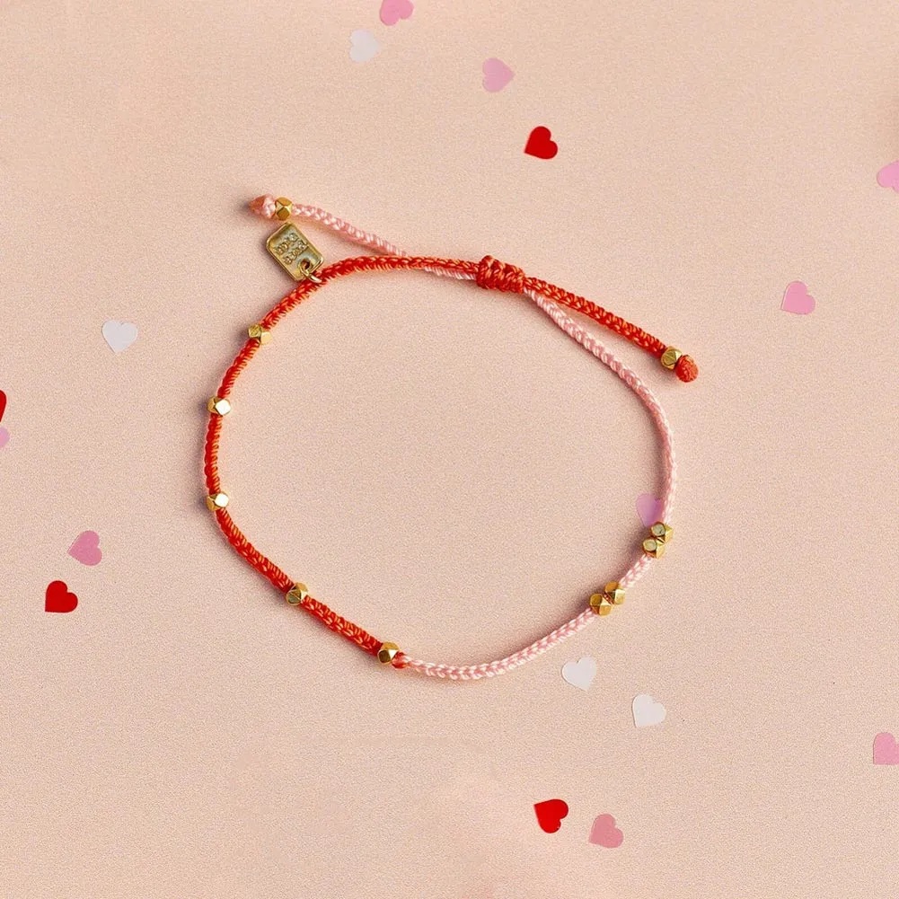 Pink and Red Dainty Bracelet  by Pura Vida