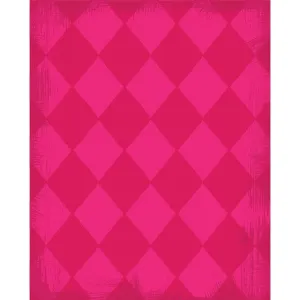 Pink Argyle Printed Backdrop