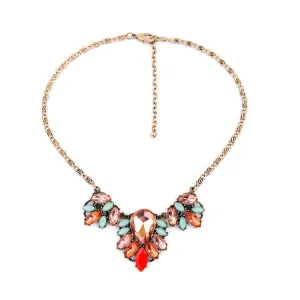 Pink Champagne Statement Necklace