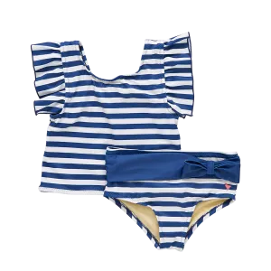 Pink Chicken Elsie Tankini - Navy Stripe