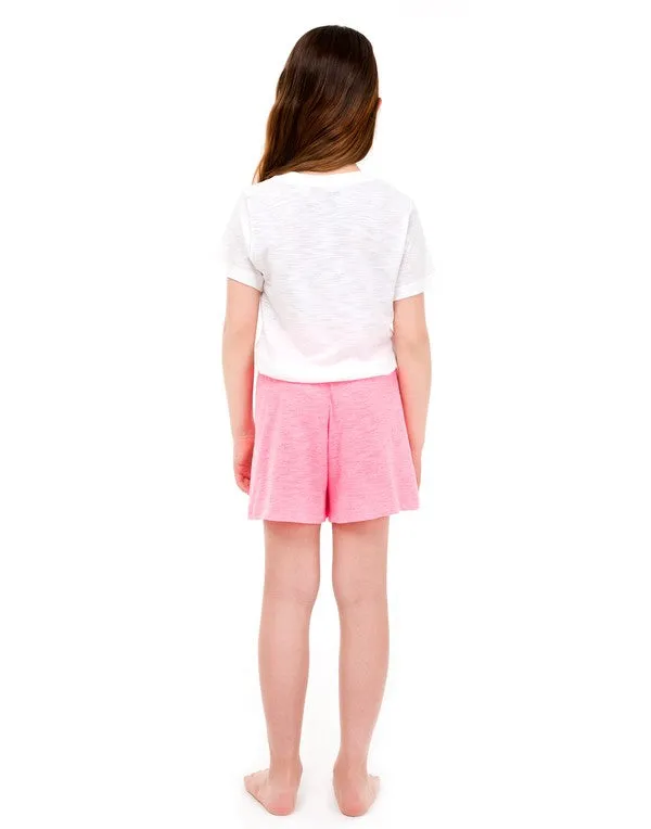 Pink Cotton Shorts