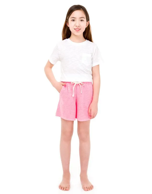 Pink Cotton Shorts