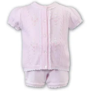 Pink Delight Baby Girls Knitted Set