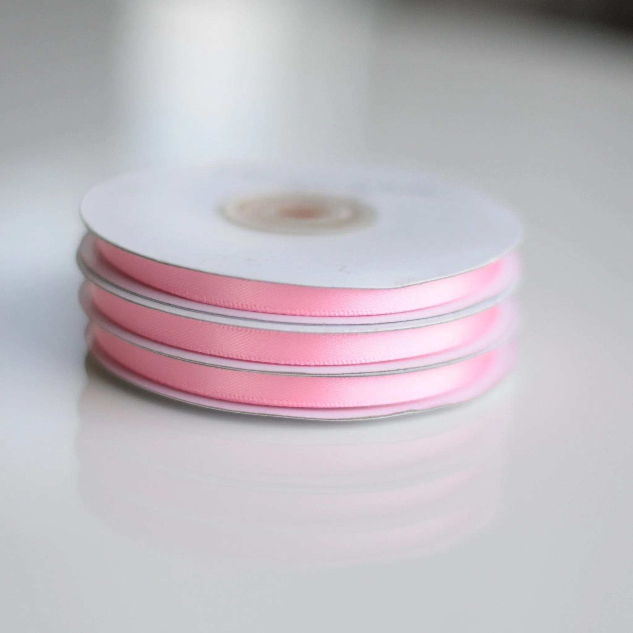 Pink double sided satin ribbon full roll 25m 6 / 12 mm Bright pink Gift Wrap ribbon light pink Ribbon Gift Ribbon Decoration Wrapping