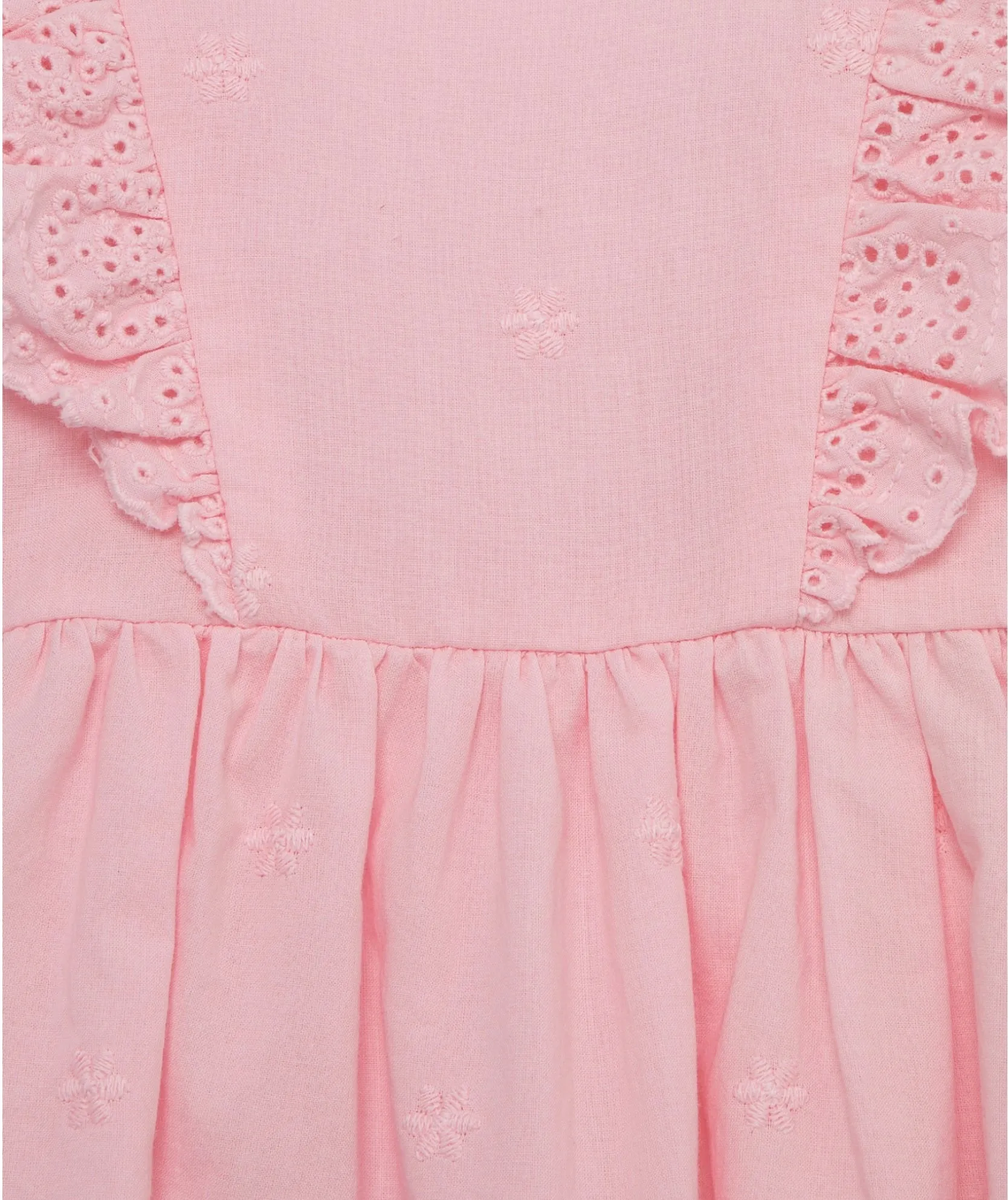 Pink Eyelet Sunsuit