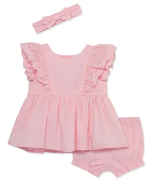 Pink Eyelet Sunsuit