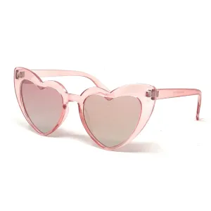 Pink Heart Vintage Sunglasses