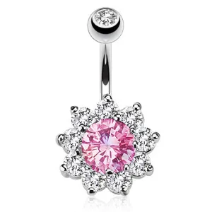 Pink Jaipur Belly Ring