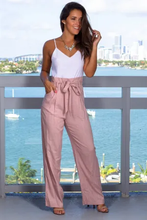 Pink Jumpsuit with Pockets