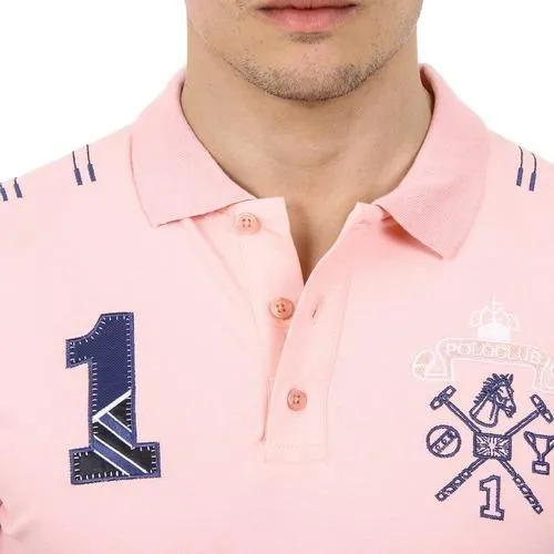 Pink L Ufford & Suffolk Polo Club Mens Polo Short Sleeves US008 PINK