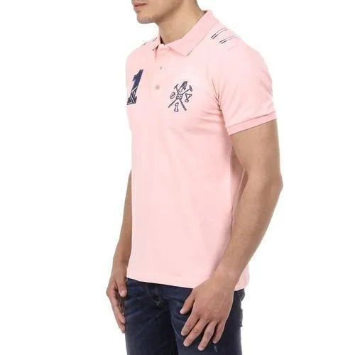 Pink L Ufford & Suffolk Polo Club Mens Polo Short Sleeves US008 PINK