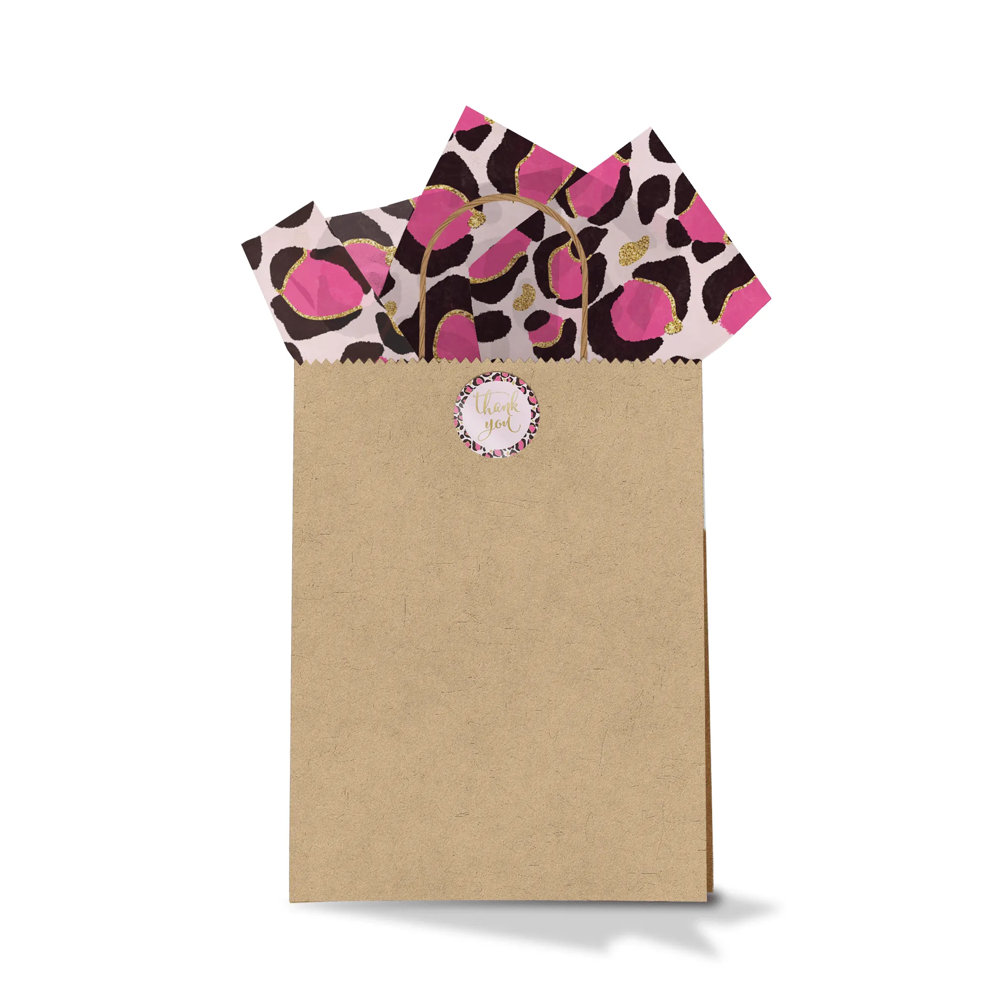 Pink Leopard Tissue Paper