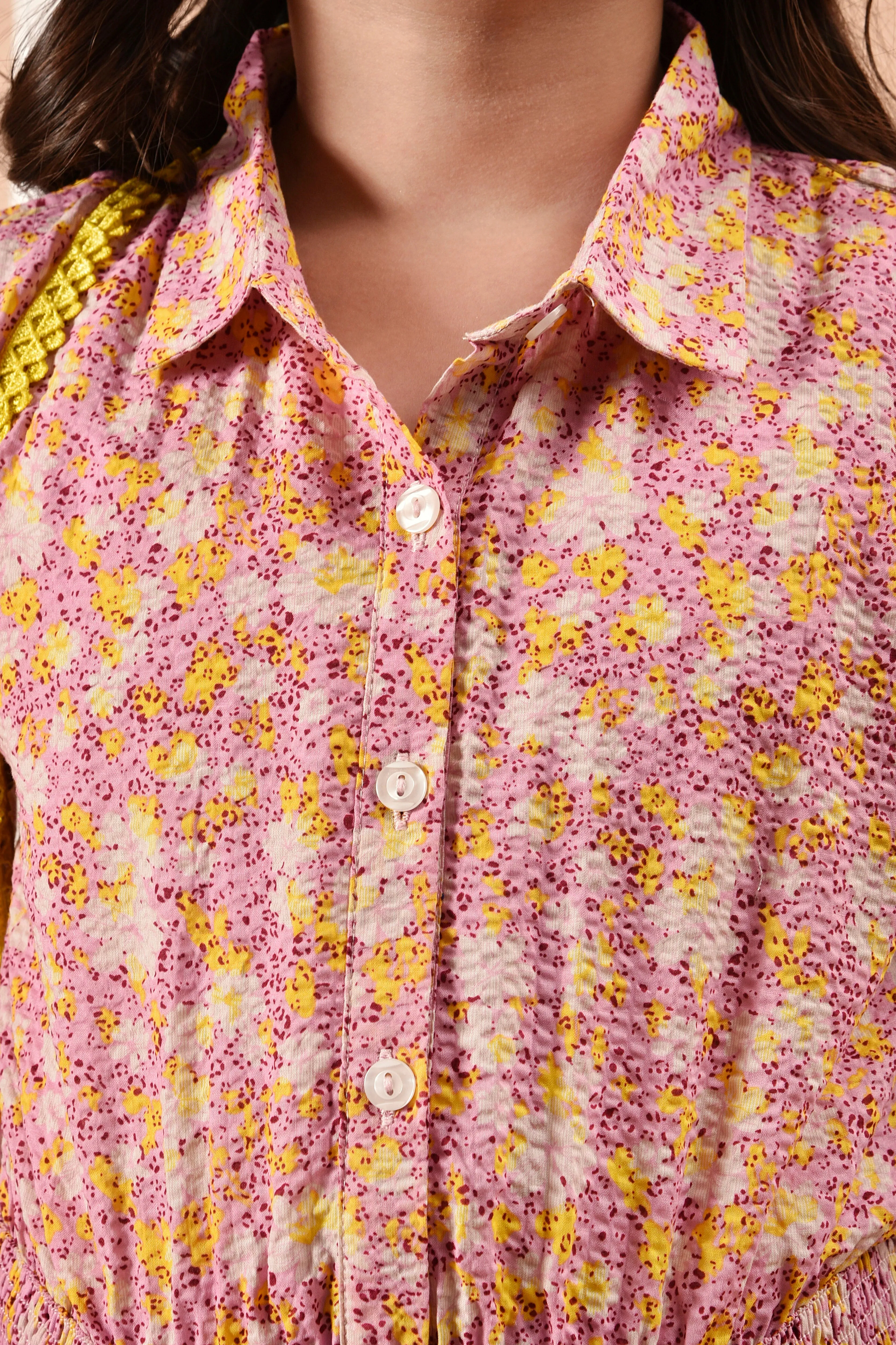 Pink Petals Floral Top