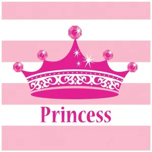 Pink Princess Royalty - Beverage Napkins (16ct)