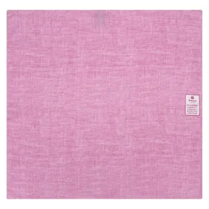 Pink silk pocket square