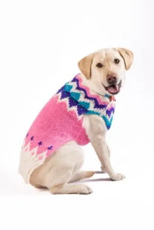 Pink Ski Bum Fairisle Sweater