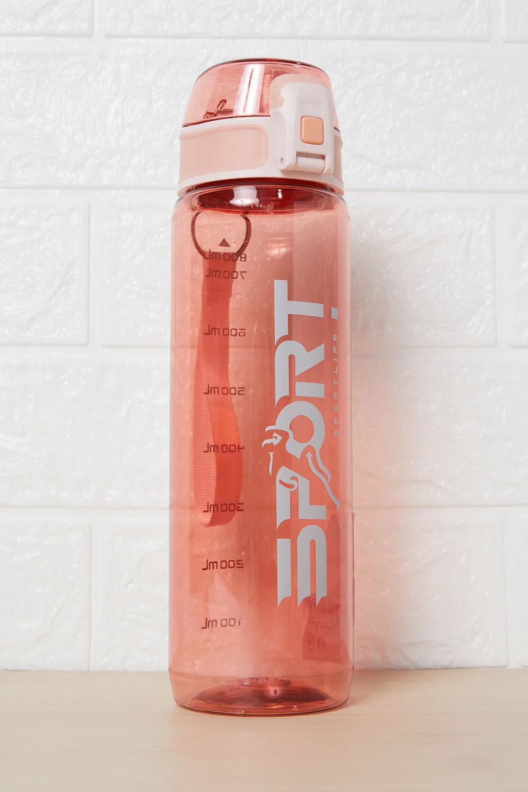 Pink Sports Water Bottle