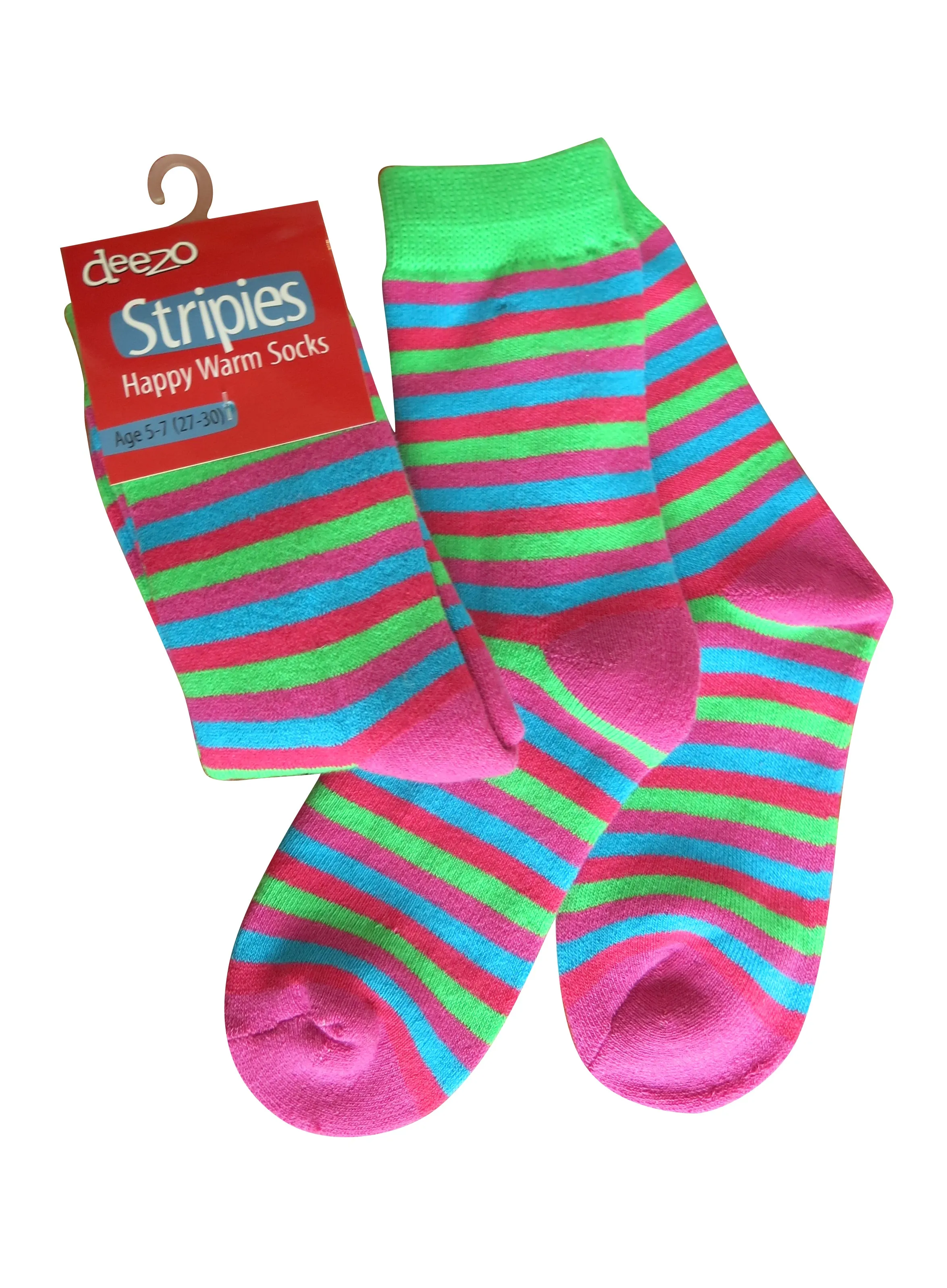 Pink Terry Socks - 3PK