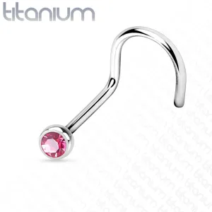 Pink Titanium Nose Screw