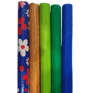 Pinto Wooden Broom Handle Colours 1400 x 25.4mm