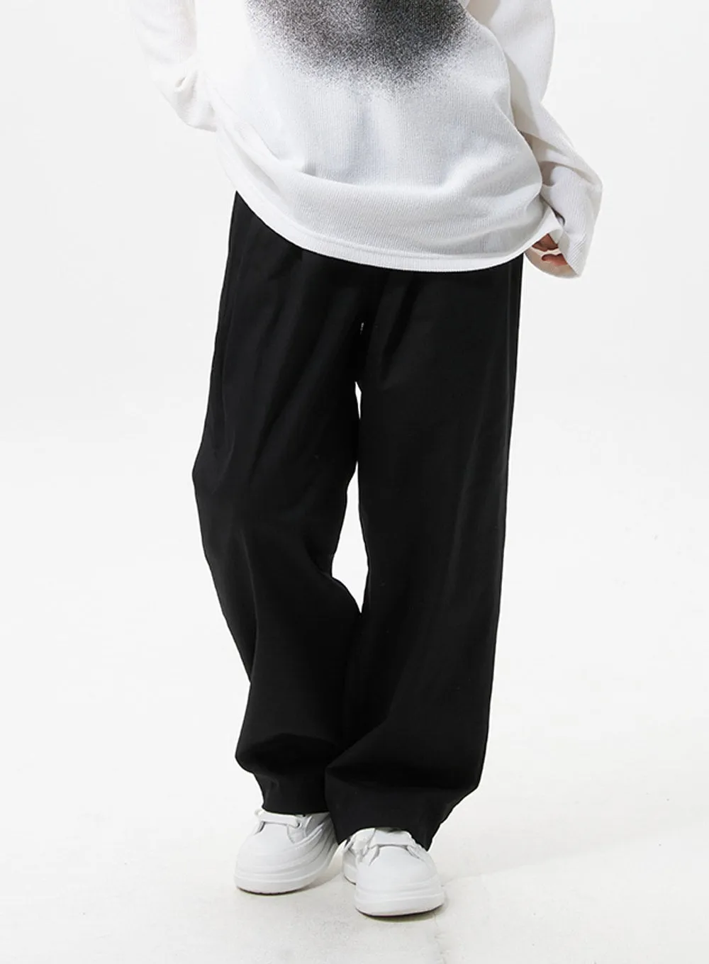 Pintuck Wide Fit Pants IO326