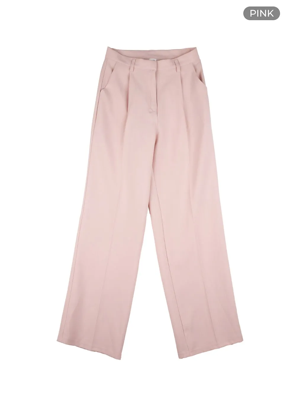 Pintuck Wide Fit Tailored Pants OU427