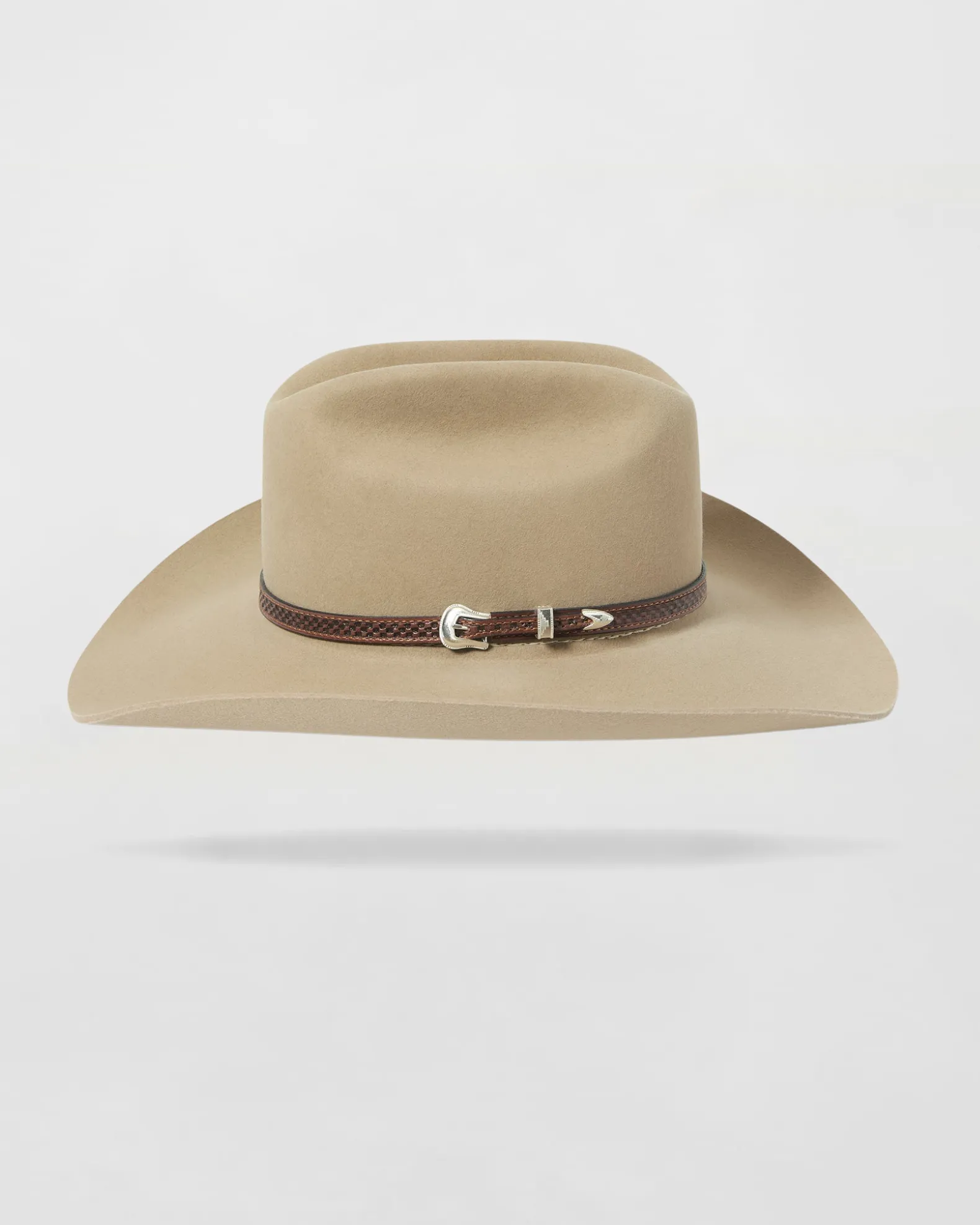 Pioneer Pathway Line Felt Cowboy Hat in Tan