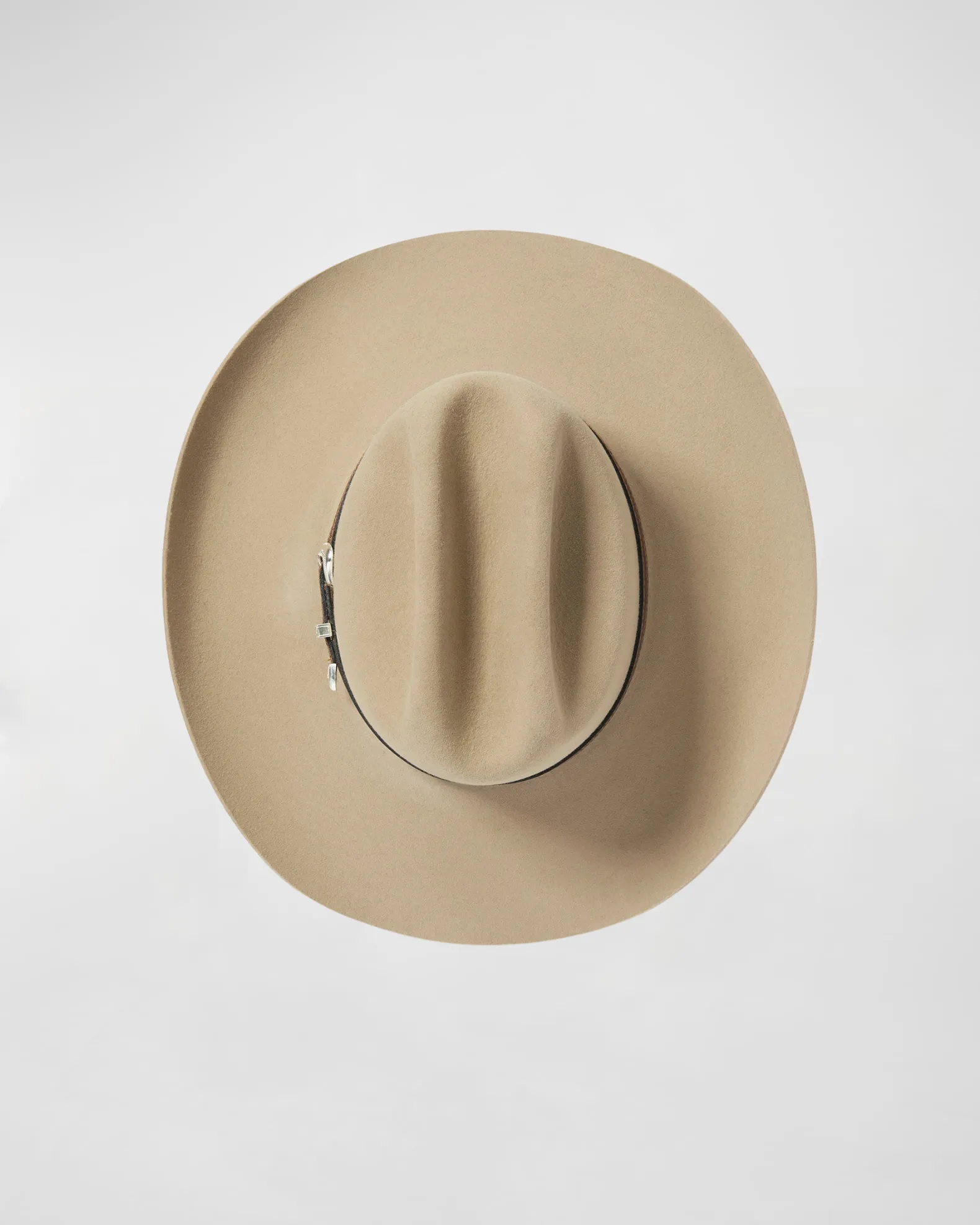 Pioneer Pathway Line Felt Cowboy Hat in Tan