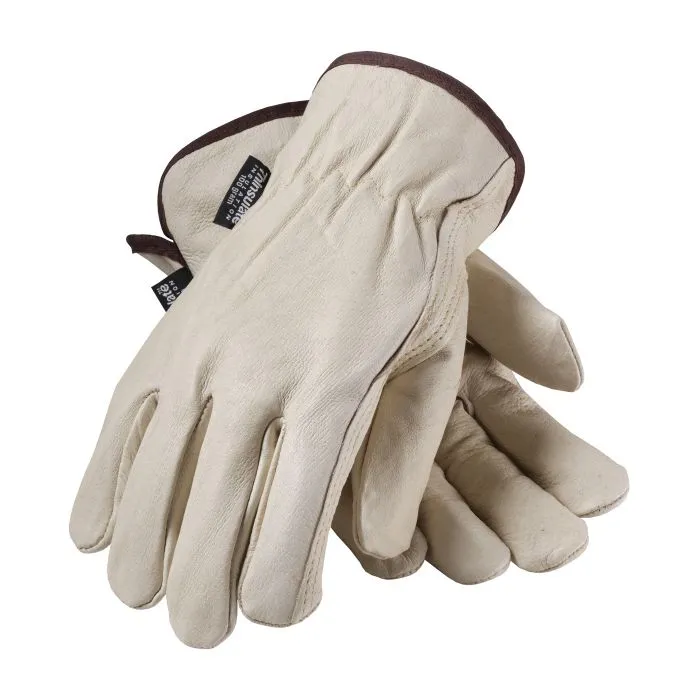 PIP® 77-469 Premium Grade Top Grain Pigskin Leather Glove 3M™ Thinsulate™ Lining - Keystone Thumb 6/Dozen