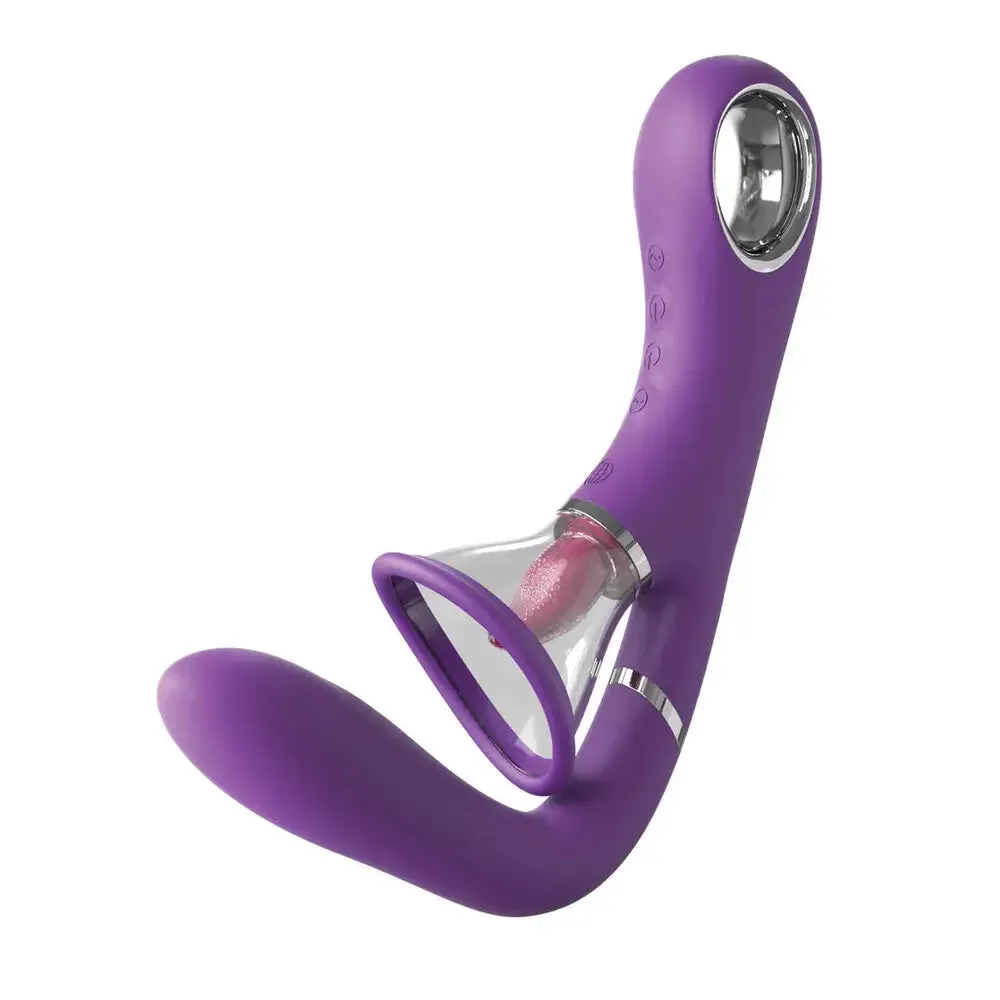 Pipedream Silicone Purple Rechargeable G-spot and Clitoral Vibrator