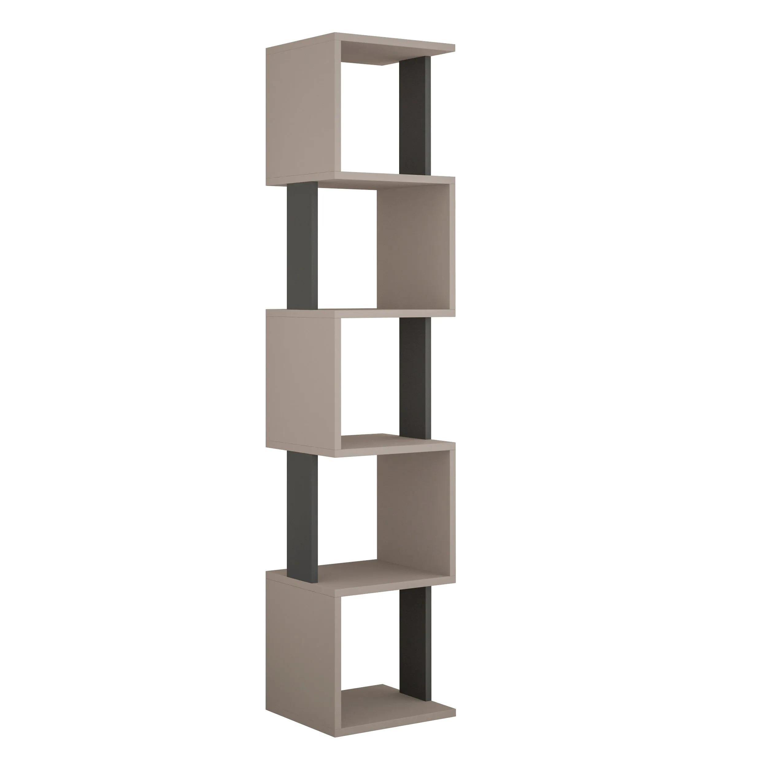 Piri Modern Bookcase Display Unit Tall 161cm