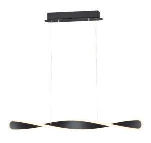 Pirouette 3.25" Single Light Linear Pendant in Black