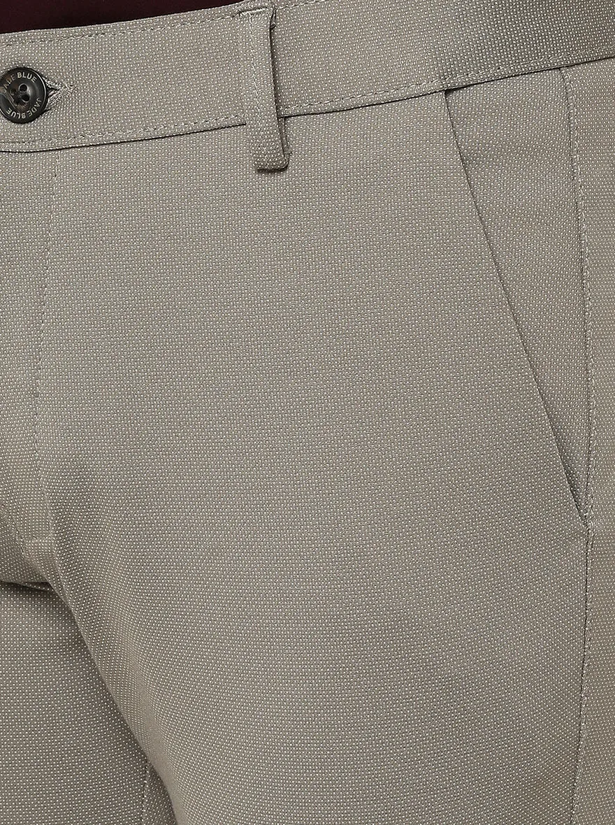 Pista Grey Solid Slim Fit Club Wear Trouser | JB Studio