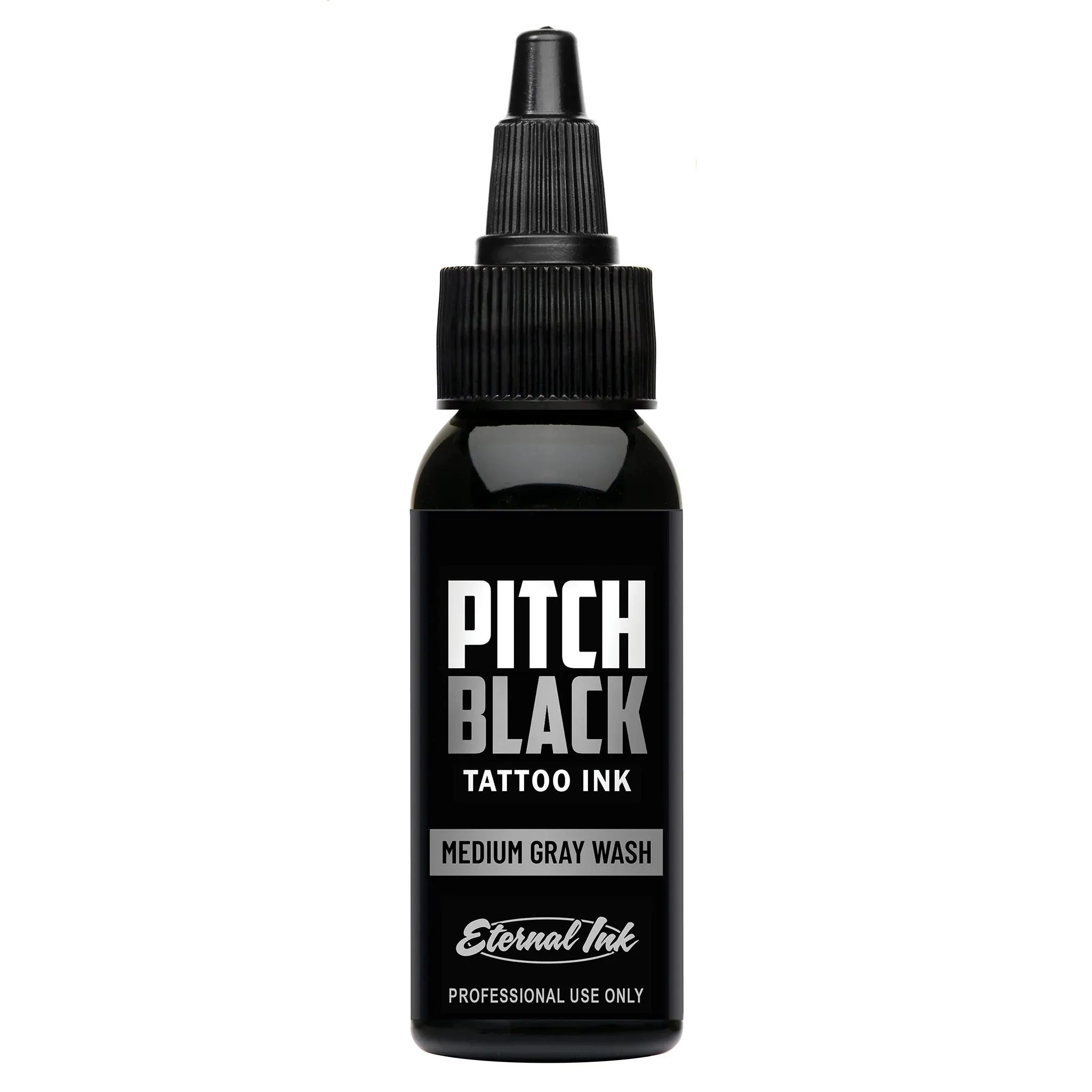 Pitch Black Medium Dark Gray Wash — Eternal Ink — Pick Size