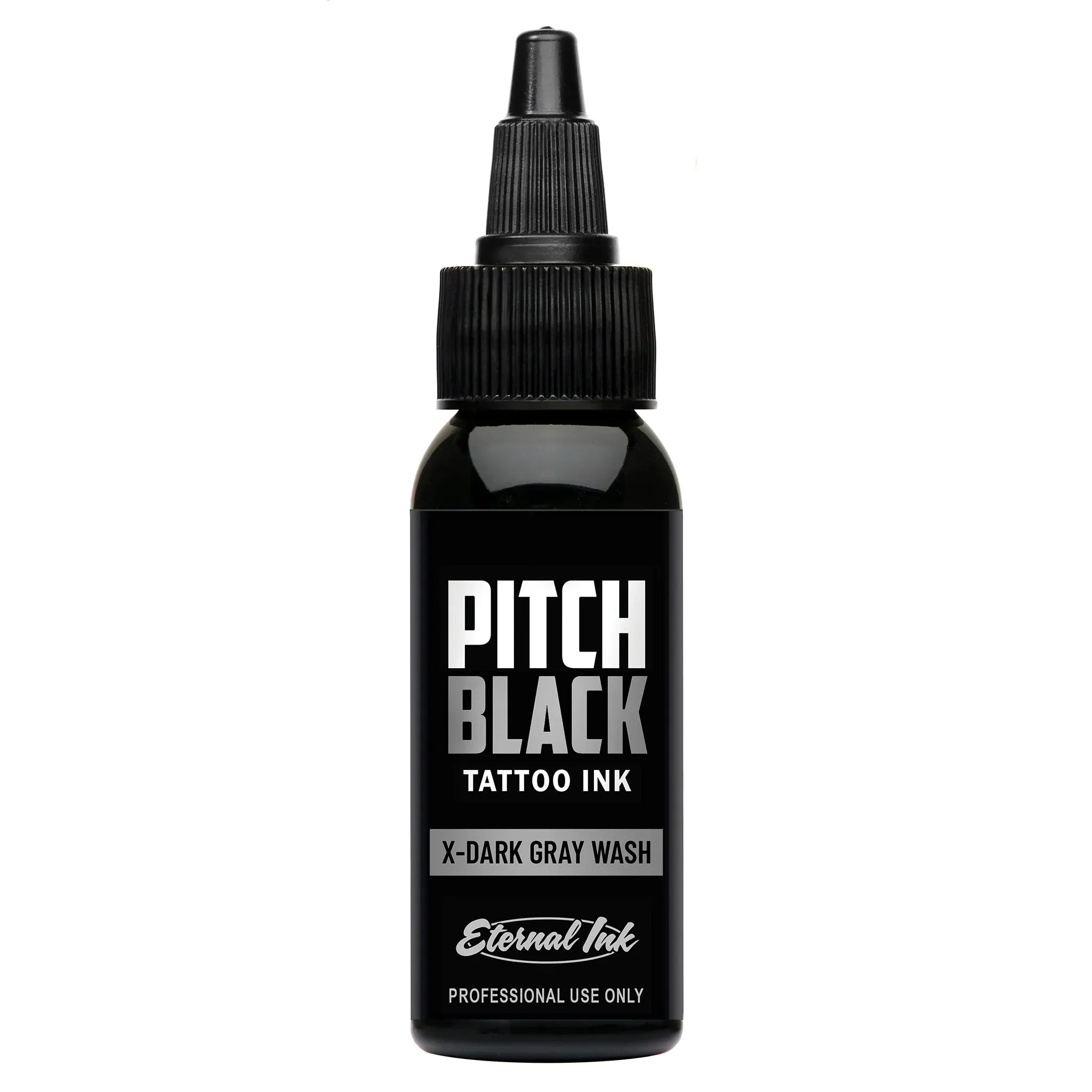 Pitch Black X-tra Dark Gray Wash — Eternal Ink — Pick Size