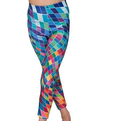 pixelmania - printed leggings - Made from recycled plastic