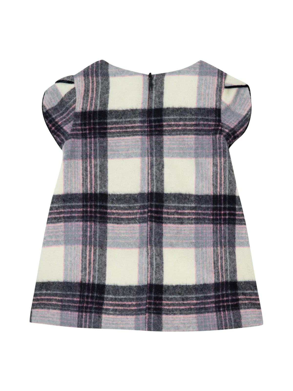 Plaid Button-Front Dress