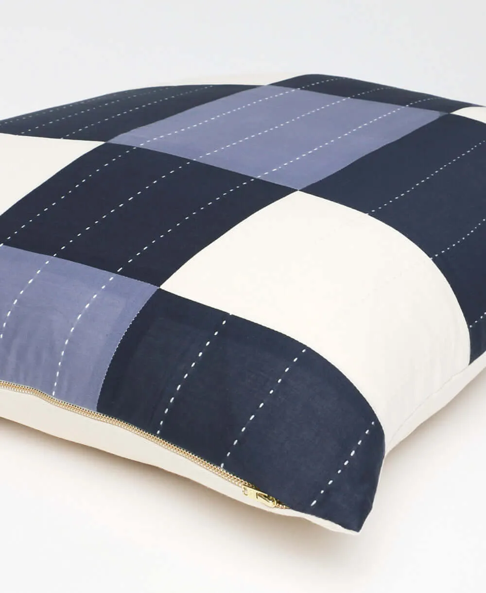 Plaid Patchwork Euro Sham