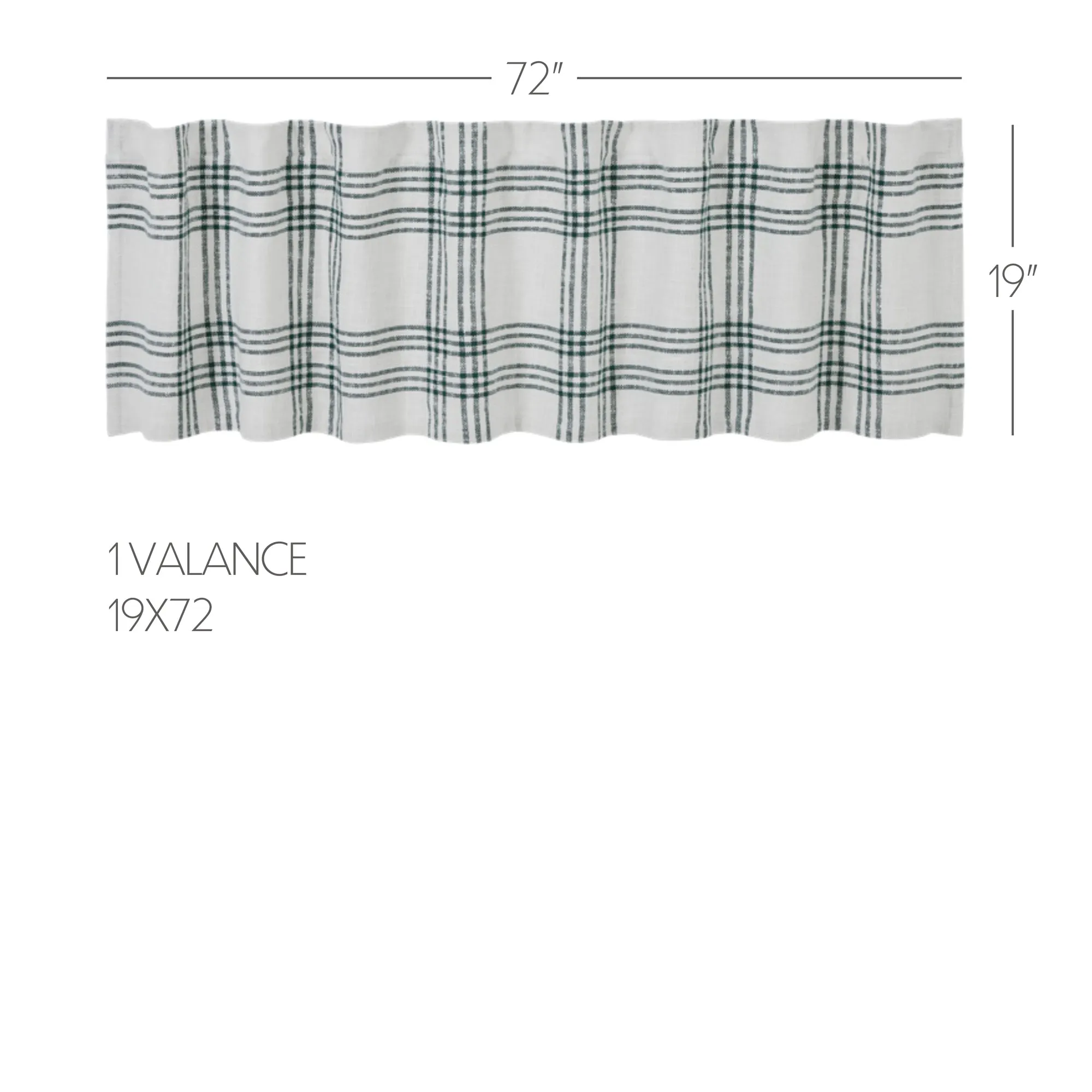 Plaid Valance